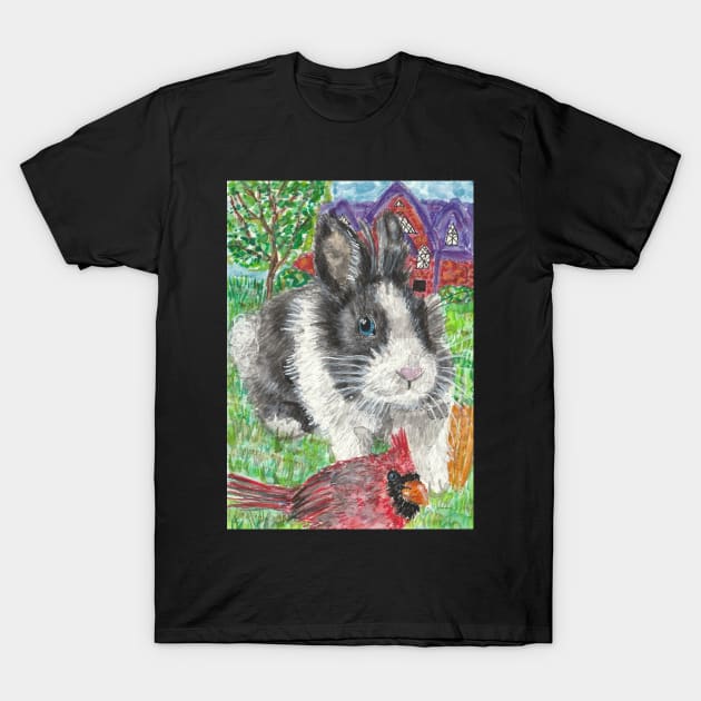 Bunny rabbit T-Shirt by SamsArtworks